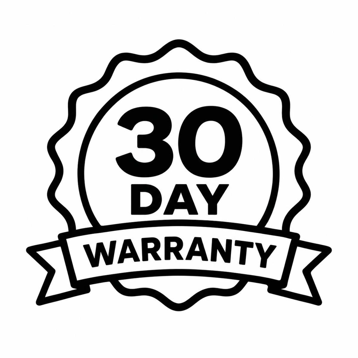 + 30 Day Warranty